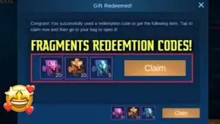 NEW WORKING FRAGMENTS REDEEMTION CODES SEASON 21 IN MOBILE LEGENDS