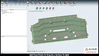 HyperWorks 2021: Geometry Editing, Split Interactive