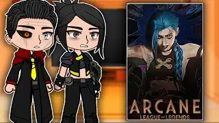 Arcane Villains React To Jinx | Gacha react