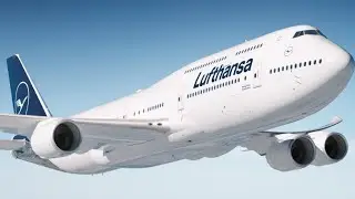 lufthansa 747-400 speeded up a bit (infinite flight)
