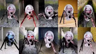 Spider Mom All Jumpscares In Dvloper Official Unofficial & Remake Games | Spider Angeline