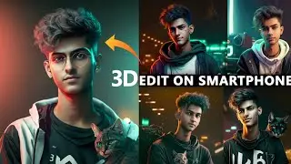 Midjourney Ai Avatar Photo Editing On Mobile | 3D Cartoon Photo Editing Tutorial | Discord app