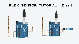 Flex Sensor - | Interfacing Flex sensor With Arduino and control Servo Motor and LED.