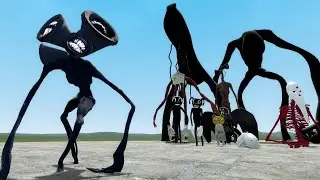 DARK SIREN HEAD VS TREVOR HENDERSON CREATURES!! Garry's Mod