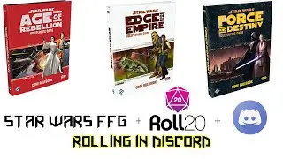 How to play Star Wars FFG with Roll20 - Dice Rolls in Discord