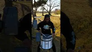 490 BPM Quadruple Stroke Roll