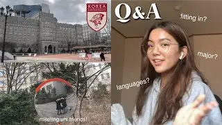 vlog / first day of classes at korea university + Q&A !