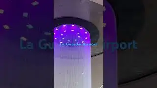 LaGuardia Airport Water Fall Show #nyc #laguardia #shorts
