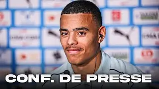 La conférence de presse de Mason Greenwood avec Pablo Longoria