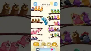 Bird Color Sort Puzzle Level 375 Solution