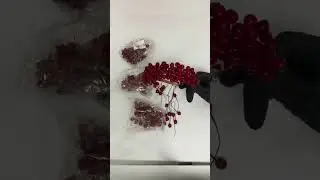 Ободок рябиновый из искусственных ягод своими руками