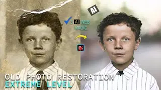 How To Fix An Old Damaged Photo With Ai