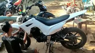 byson supermoto pake baju CRF | cara pasang bodyset crf pada byson