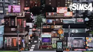 Cyberpunk Apartments 🌆 (6 Units) | Limited Packs Build |The Sims 4 | Stop Motion (No CC)