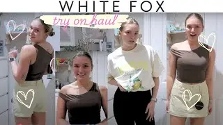 WHITE FOX TRY ON HAUL - Robyn Emily