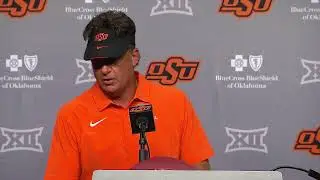 Oklahoma State vs. Central Michigan Post-Game Press Conference 9/1/22