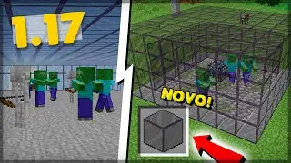 ✔ MINECRAFT 1.17 - TESTANDO O NOVO BLOCO DE VIDRO FUMÊ - TINTED GLASS