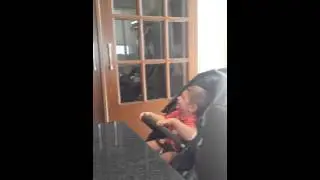 Funny baby laughing