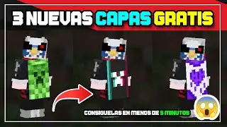 ¡COMO CONSEGUIR LAS 3 NUEVAS CAPAS de MINECRAFT!
