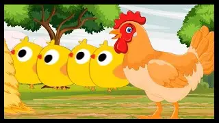 BEŞ KÜÇÜK CİVCİV - Eğitici Çocuk Şarkıları / Tavuk ve Civciv Şarkısı