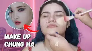 DESAFIEI A MINHA IRMÃ ME MAQUIAR IGUAL A CHUNG HA!