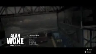 Alan Wake Remastered gameplay