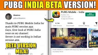 PUBG MOBILE INDIA BETA VERSION RELEASED 🔥 | HOW TO DOWNLOAD?