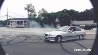 Douchebag Holds Up Highway Traffic To Do Donuts