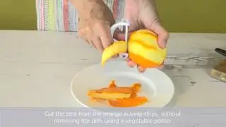 How to make orange zest