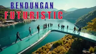 Bendungan futuristik teknologi masa depan