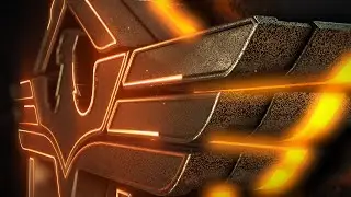 War 3D Logo Reveal Epic Silver Gold