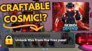 NEW EVENT & CRAFTABLE COSMIC! | Roblox Skibidi Tower Defense