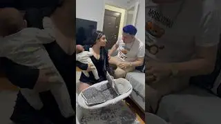Gözde Akgün - Semih Varol | Çok yorulan Gözde kucağındaki bebeği görmüyor | 