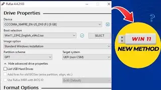 How to create Windows 11 bootable pen drive 23H2 OR Higher