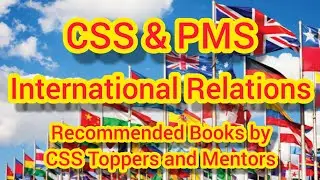 International Relations CSS Recommended Books | IR Recommended Books for CSS