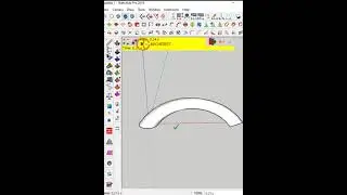 making arc circle and triangle 