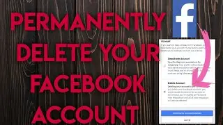How to delete facebook account permanently/fb account delete