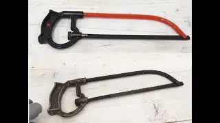 Perfect restoration of an old hand saw!