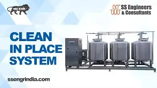 Clean-In-Place (CIP) System | Tank Cleaning by SS Engineers 🧼🚿