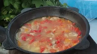 Шурпа из свинины.