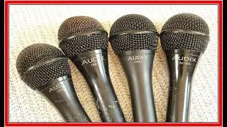 The Audix Vocal Microphone Showdown! OM2, OM3, OM5, OM7 vs SM-58 Sound Comparison