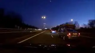 De typische Volvo rijder.op de A27