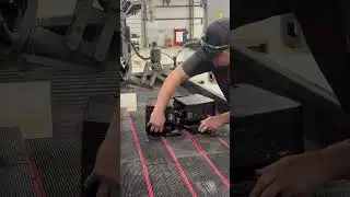 Cutting a Printer in Half with the FlexJet #waterjet #waterjetcutting  #precision #manufacturing