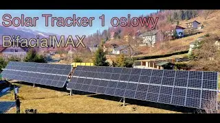 Nasz Solar Tracker 1 osiowy bifacialMAX - 100% produkt Polski, gwarancja 10 lat.