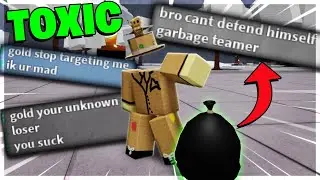 TOXIC Targeters get DEMOLISHED in The Strongest Battlegrounds | Roblox