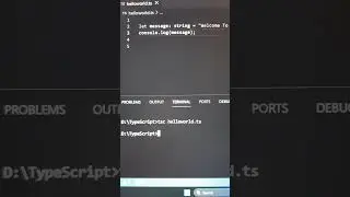 How To Compile and Run TypeScript in Visual Studio Code Editor