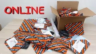 ОТКРЫВАЮ КУЧУ ПОСЫЛОК ЗА 1$ c AliExpress! ONLINE!