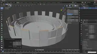 Creating a 3D Arena using Blender 2.81a