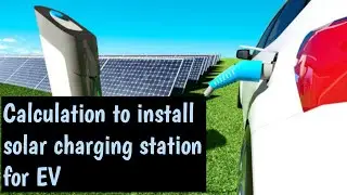 Solar charging station for EV #forkliftandev #ev #electriccar #chargingstation #solarpanel