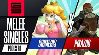 Sirmeris (Peach) vs Pikazoo (Ganondorf) - Melee Singles Pools Winners Quarter-Final  - Genesis 9